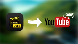 How to upload a 360video with Insta360 Studio to Youtube [upl. by Akinaj]