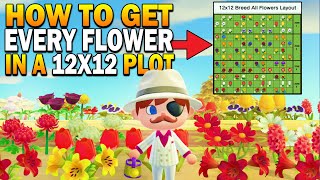 How To Get EVERY Hybrid Flower In A 12x12 Area Datamined Animal Crossing New Horizons Flower Guide [upl. by Ayocal233]