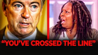 Whoopi Goldberg SCREAMS amp ENDS SHOW Live Immediately After Rand Paul DESTROYS The View [upl. by Iams11]