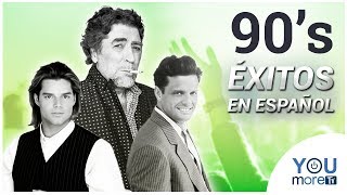 ÉXITOS DE LOS 90  1 Hora de Música en español [upl. by Noelc]