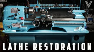 CRAZY Lathe Restoration Clausing Colchester [upl. by Fink269]