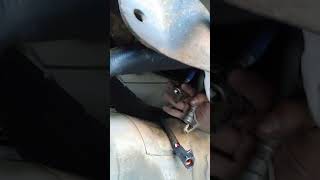 Dropping and raising fuel tank on Ford F150 to replace fuel sending unit [upl. by Oniotna471]