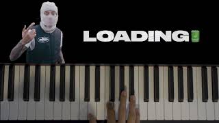 Central Cee  Loading Piano Tutorial [upl. by Wang]