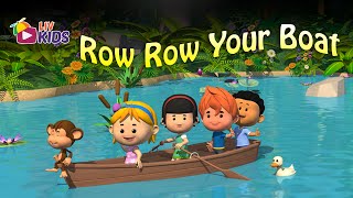 Row Row Row Your Boat with Lyrics  LIV Kids Nursery Rhymes and Songs  HD [upl. by Tabshey]