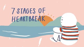 7 Stages After A Break Up [upl. by Leroi]