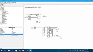 4bit ALU in Logisim [upl. by Yonita837]