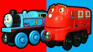 Chuggington Wooden Review amp Action Thomas [upl. by Ecitnirp]