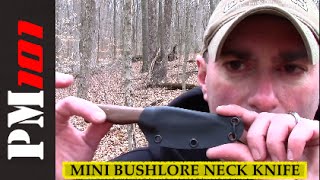 Condor Mini Bushlore Made Into Great Bushcraft Neck Knife  Preparedmind101 [upl. by Fong]