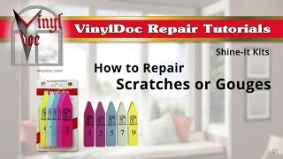 How to Repair Scratched or Gouged Vinyl Window Frames [upl. by Ayek]