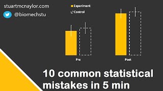 Ten Statistical Mistakes in 5 Min [upl. by Barncard]