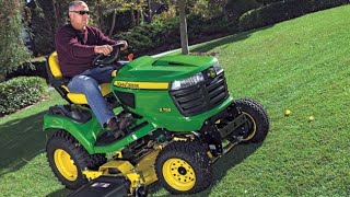 JOHN Deere X738 OFFICIAL REVIEW [upl. by Timi]