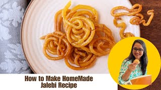 Homemade Jalebi Recipe  Diwali Sweet Recipes  Festival Recipes  Indian Sweet by Archanas Kitchen [upl. by Leodora]