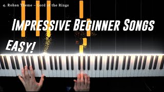 5 EASY Piano Songs That Sound IMPRESSIVE Part 2 [upl. by Stucker598]