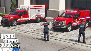 GTA 5 Paramedic Mod Fire Medics Responding To EMS Calls [upl. by Rovner379]