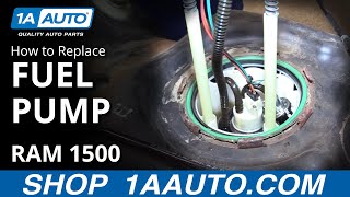 How to Replace Fuel Pump 26 gal Gas Tank 08 Dodge Ram 1500 [upl. by Erickson]