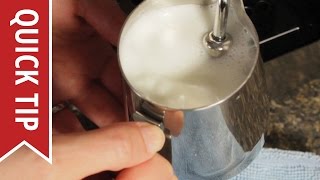 How to AutoFroth Milk for Lattes [upl. by Enylorac]