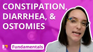 Constipation Diarrhea and Ostomies  Fundamentals of Nursing  LevelUpRN [upl. by Renae194]