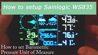 How to setup Sainlogic WS835 Weatherstation [upl. by Huai]