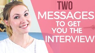 2 Messages to Send Right After You Apply for a Job [upl. by Stanwin]