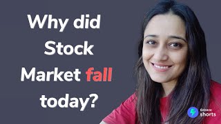 Why Stock Market Crashed today  Why did stock market fall today shorts [upl. by Ethelyn235]