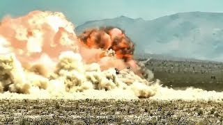 A10 Warthog Drops Bombs • Violent Destruction Of Targets [upl. by Assetak]