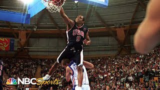 Vince Carters quotDunk of Deathquot the GREATEST dunk of all time  NBC Sports [upl. by Annaxor]