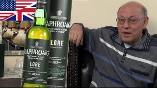 Whisky ReviewTasting Laphroaig Lore [upl. by Ludmilla78]