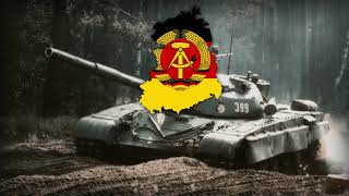 quotUnsere Panzerdivisionquot  East German Tank March [upl. by Nnayllehs]