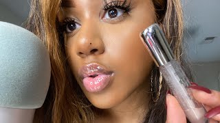 ASMR  100 Layers of Lipgloss Mouth Sounds amp Kisses [upl. by Ratep]