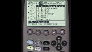 TI89 How to Integrate Using Your Calculator [upl. by Rinee]