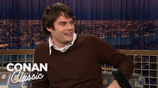 Bill Hader On quotLate Night With Conan OBrienquot 121605  Late Night with Conan O’Brien [upl. by Zane]