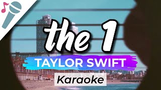 Taylor Swift – the 1  Karaoke Instrumental Acoustic [upl. by Bainbrudge]