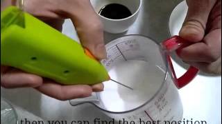 How To Make Latte Art with Mini Milk Frother [upl. by Roseanna]