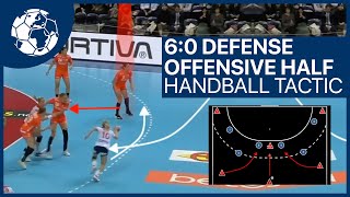 Offensive Half Defenders  Defense 60  Handball Tactic  Handball inspires [upl. by Tegdirb]