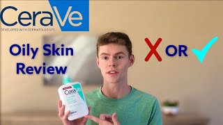 Oily Skin Review Cerave Foaming Facial Cleanser [upl. by Chapel]