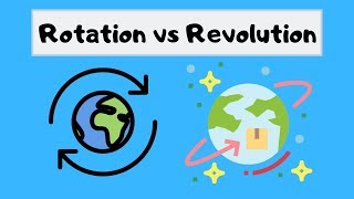 Difference between rotation and revolution [upl. by Tjaden692]