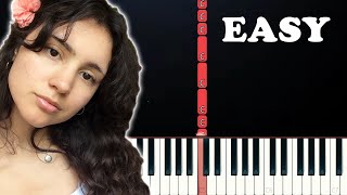 Liana Flores  rises the moon EASY Piano Tutorial [upl. by Leahcimrej]