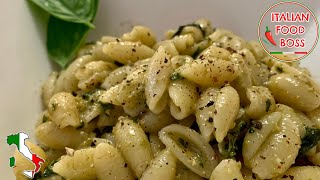 Authentic pesto  6 ingredients Real Italian recipe [upl. by Fougere]