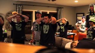 Super Bowl XLIX Seahawks Fans Reaction [upl. by Marcia]