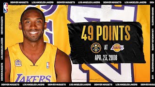 Kobes 49 PTS Leads Lakers To Game 2 W  NBATogetherLive Classic Game [upl. by Lesslie3]