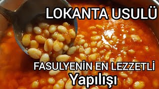 Lokanta Usulu Kuru Fasülye Nasıl Yapılır  En lezzetli Fasulye Yemeği  Ayva Sarısı [upl. by Nosnorb733]