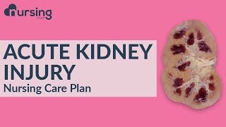 Nursing Care Plan for Acute Kidney Injury Nursing Care Plan Tutorial [upl. by Yntruoc511]