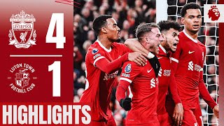 Brilliant Anfield Comeback Liverpool 41 Luton Town  Highlights [upl. by Enisamoht201]