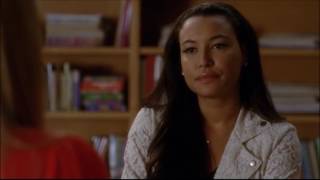 Glee  Quinn and Santana slap 4x08 [upl. by Enenaej127]