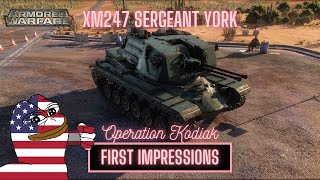 Armored Warfare  First Impressions XM247 Sergeant York [upl. by Gun]