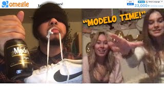 MODELO TIME ON OMEGLE quotWanna see a Backflipquot [upl. by Jerold]