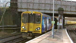 Half an Hour at 216  Birkenhead North Station 1022017  Class 507 508 terminus [upl. by Aneles]