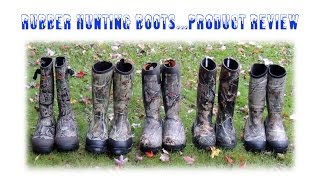 Rubber Hunting BootsComparison Review [upl. by Drogin]