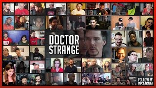 DOCTOR STRANGE Official Trailer 2 MEGA Reactions Mashup 50 People [upl. by Kara-Lynn]