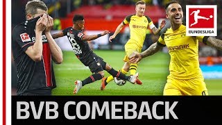 Dortmunds Sensational Comeback  Reus Sancho Alcacer amp Co Stun Leverkusen [upl. by Xam]